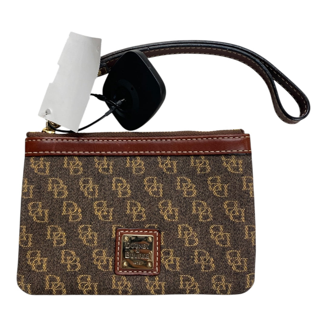 Wristlet Designer By Dooney And Bourke In Brown, Size:Medium
