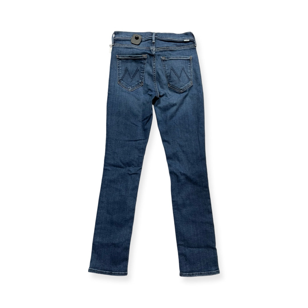 Jeans Straight By Mother In Blue Denim, Size:2