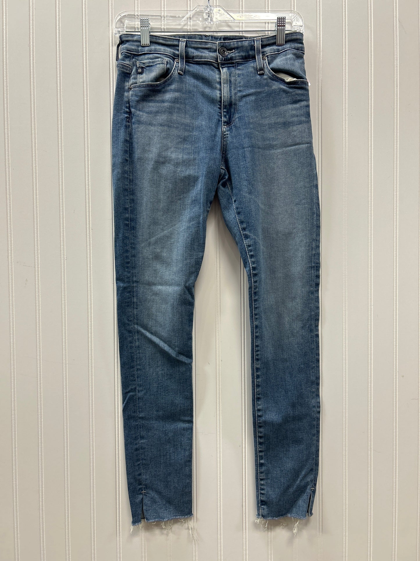 Jeans Skinny By Adriano Goldschmied In Blue Denim, Size:4