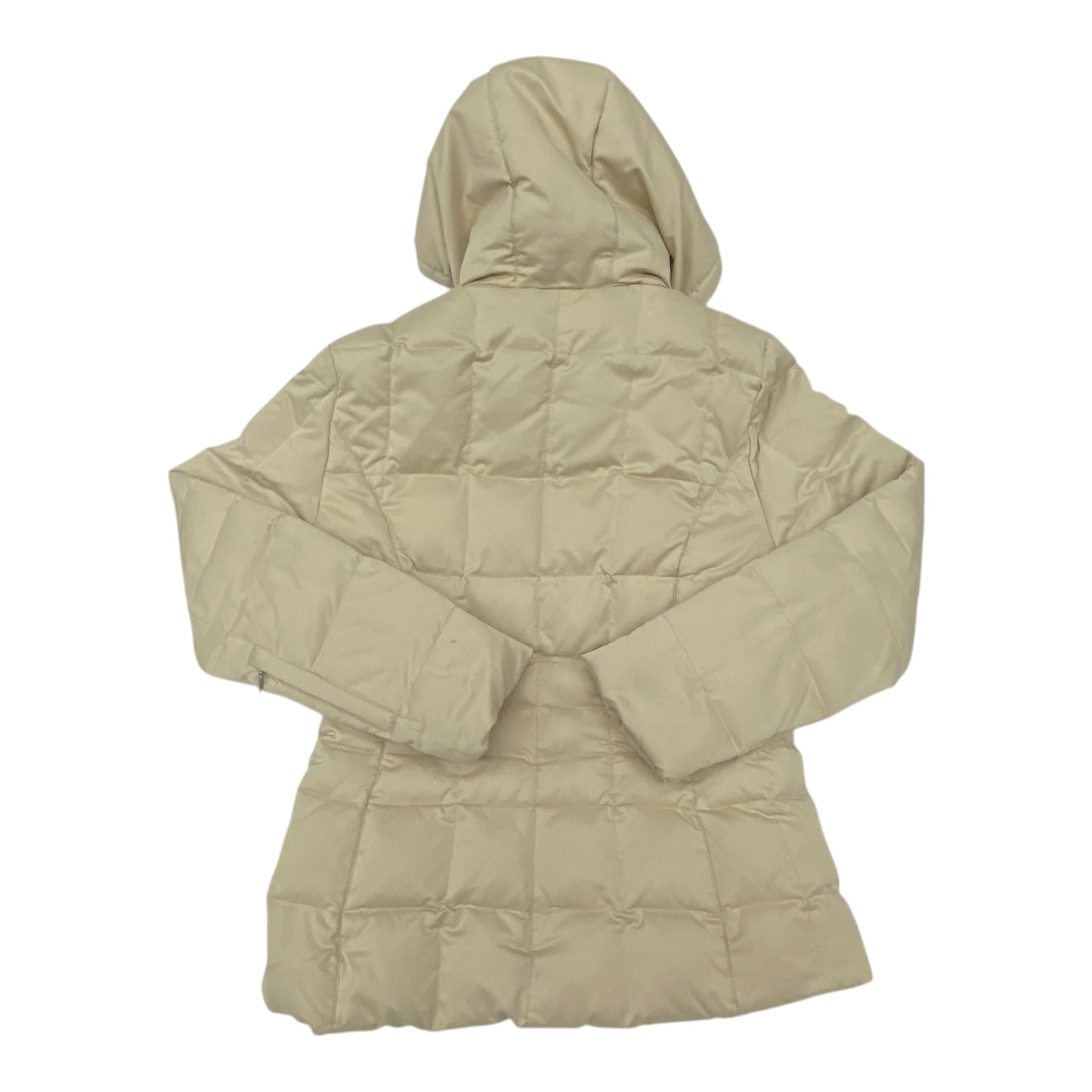 Coat Puffer & Quilted By Calvin Klein In Beige, Size:S