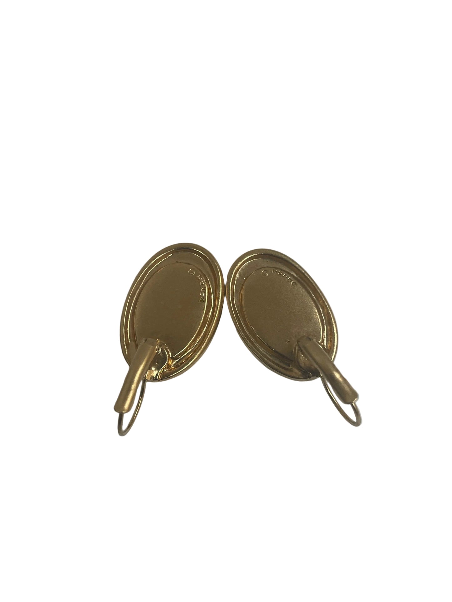 Earrings Dangle/Drop By Clothes Mentor In Gold & Green