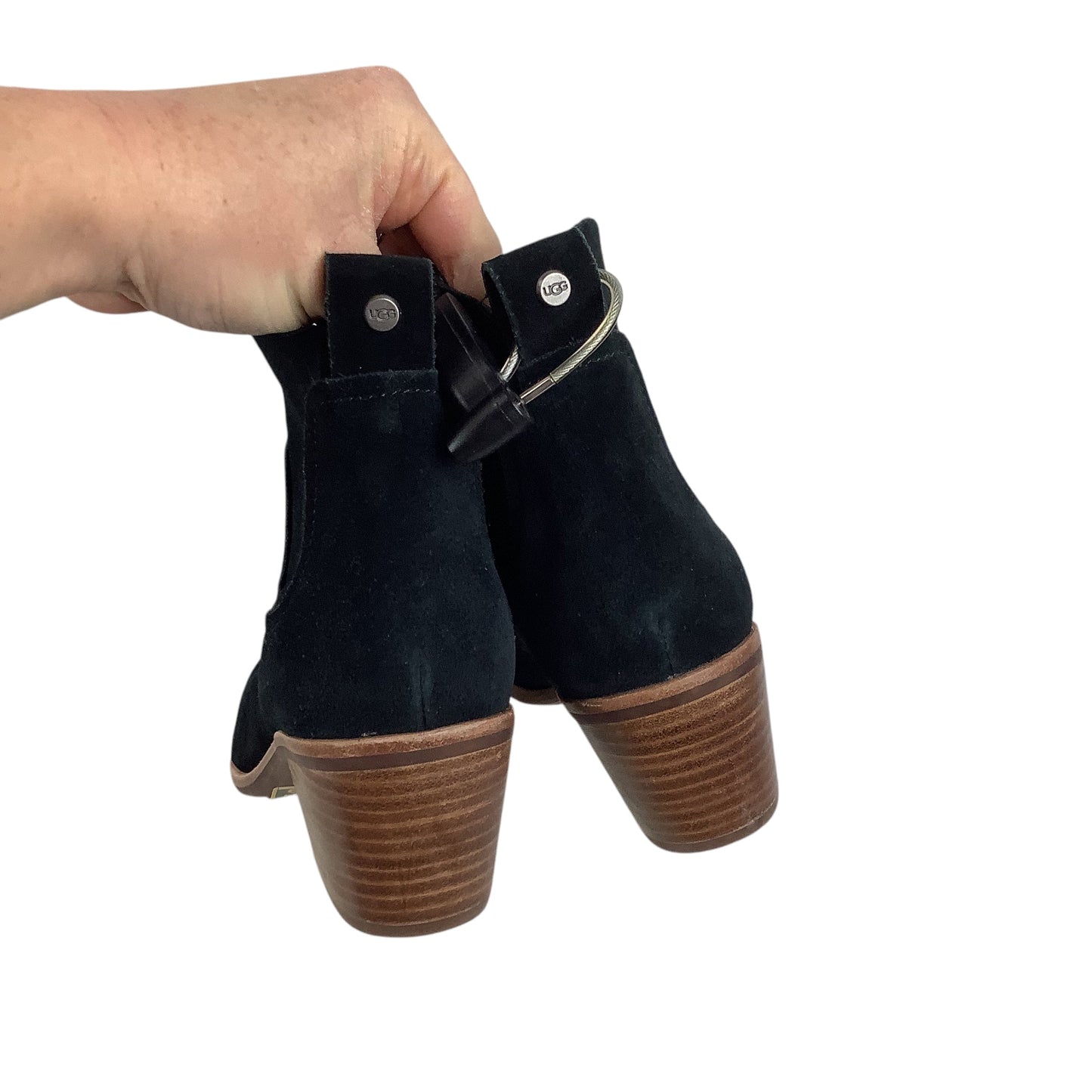 Boots Designer By Ugg In Black, Size: 8