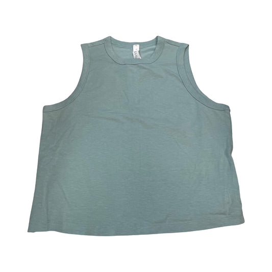 Athletic Tank Top By Lululemon In Green, Size:4
