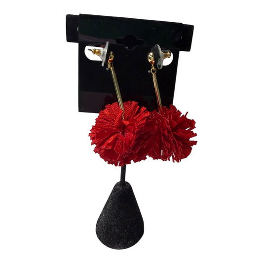 Earrings Dangle/Drop By J. Crew In Gold & Red