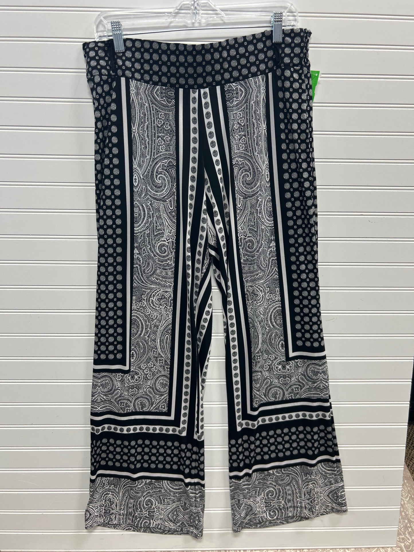 Pants Linen By International Concepts In Black, Size:Lp