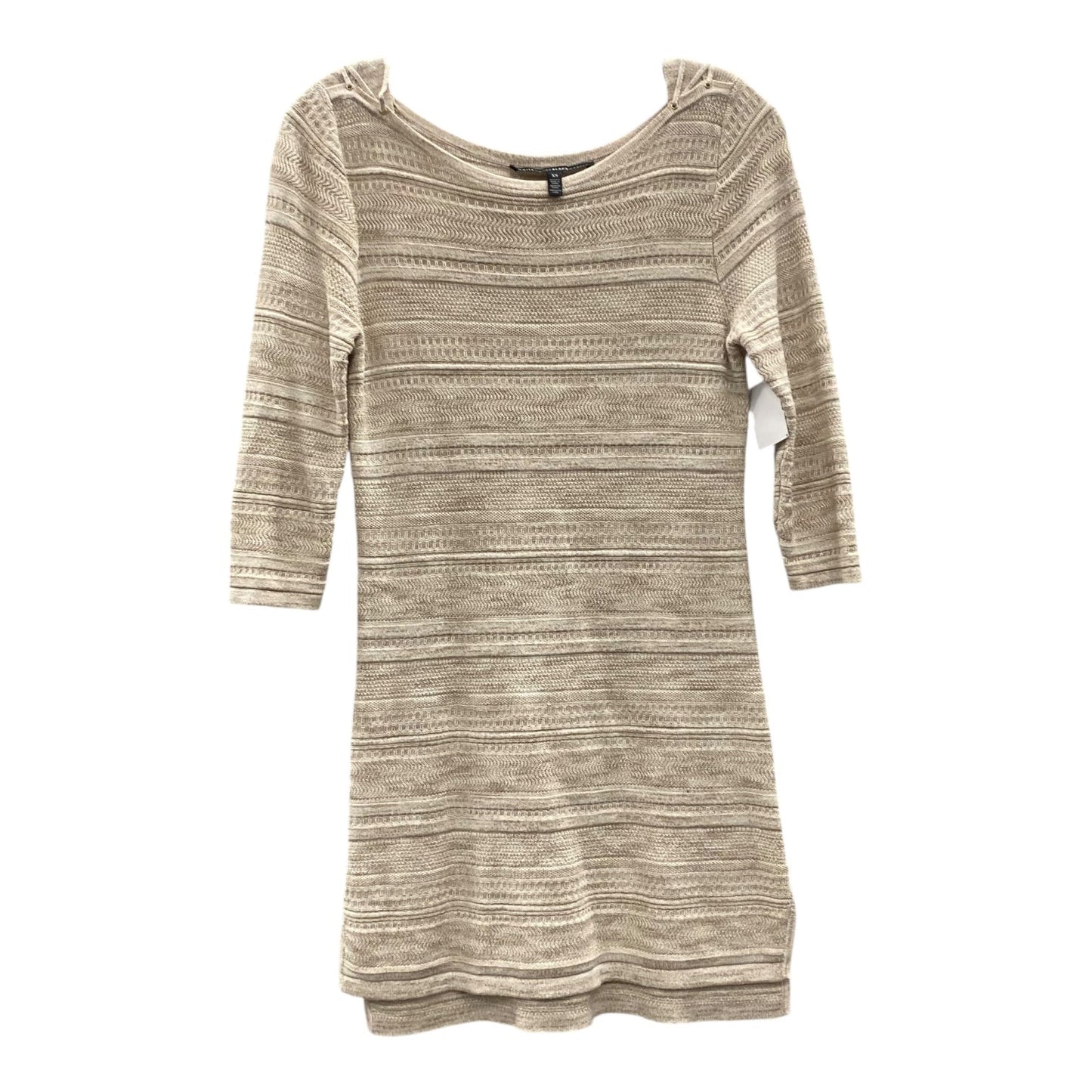 Dress Party Short By White House Black Market In Gold & Tan, Size:Xs