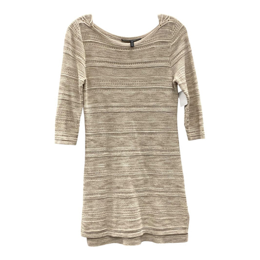 Dress Party Short By White House Black Market In Gold & Tan, Size:Xs