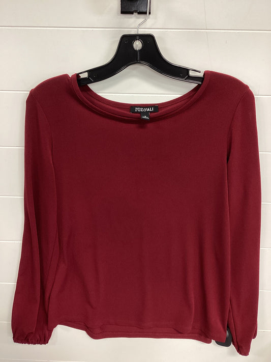 Top Ls By Roz And Ali In Red, Size:S