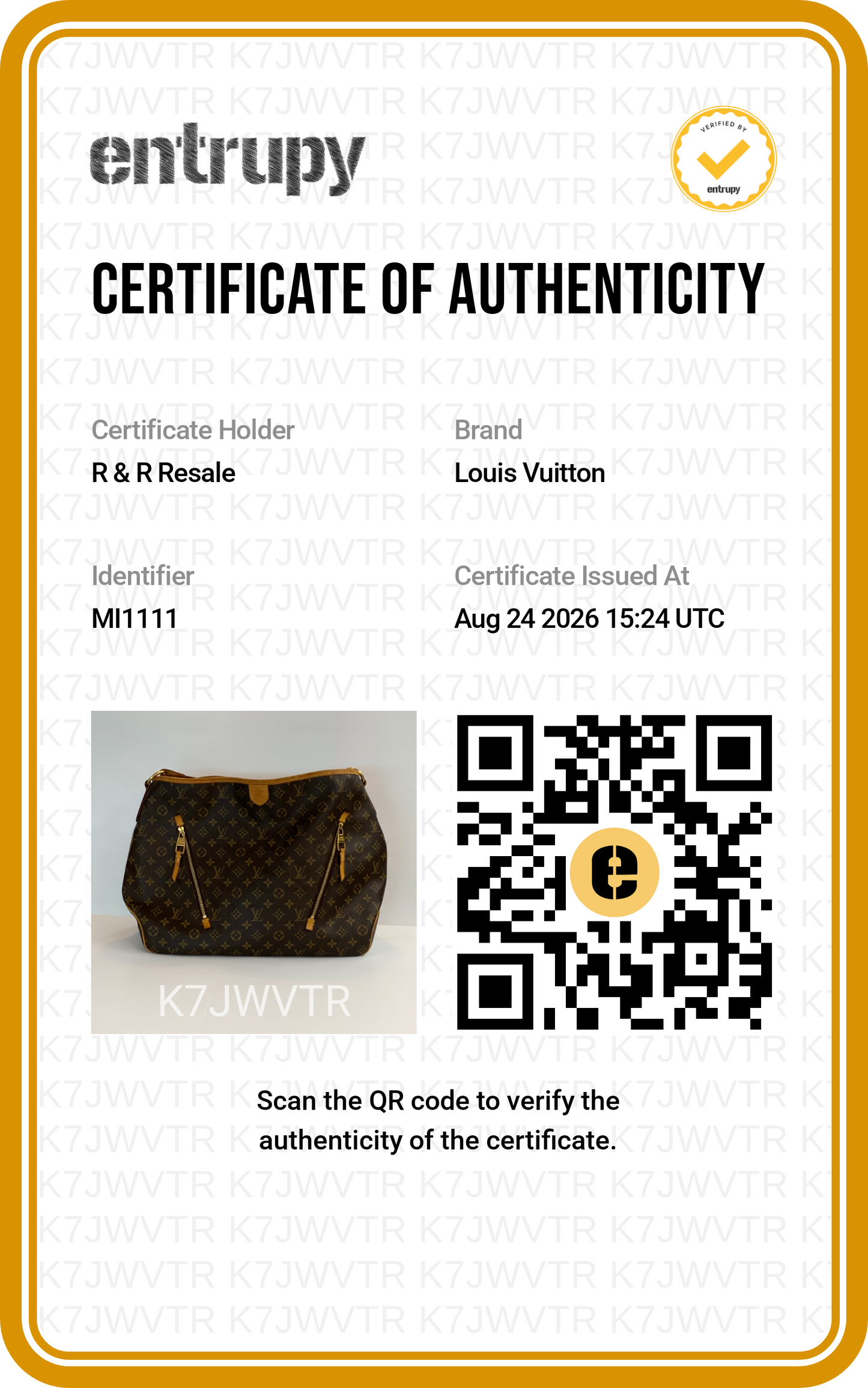 Handbag Luxury Designer By Louis Vuitton, Size: Large