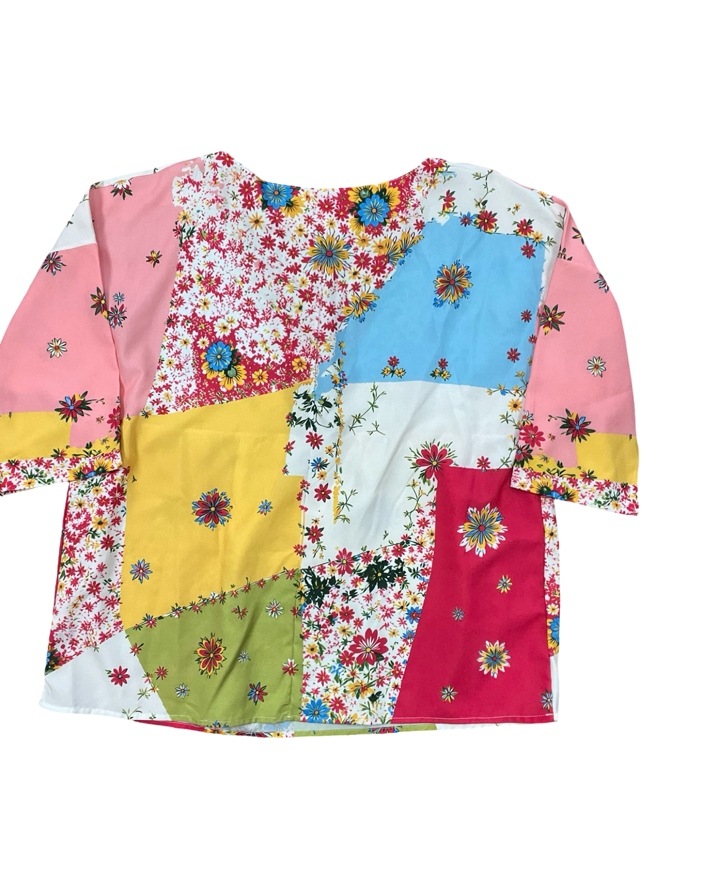 Top 3/4 Sleeve By Clothes Mentor In Multi, Size:2X
