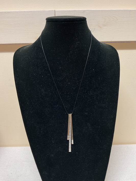 Necklace Pendant By White House Black Market In Black & Gold