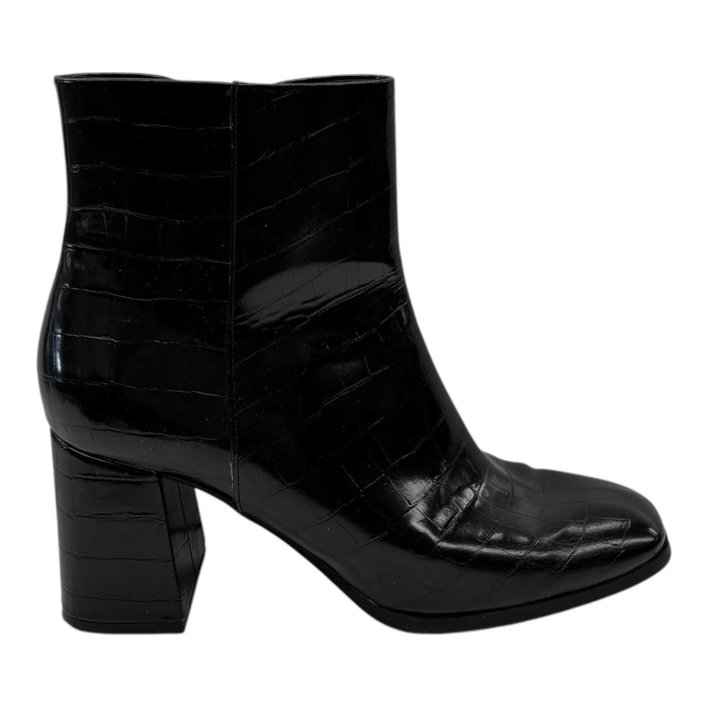 Boots Ankle Heels By Madden Girl In Black, Size:9.5