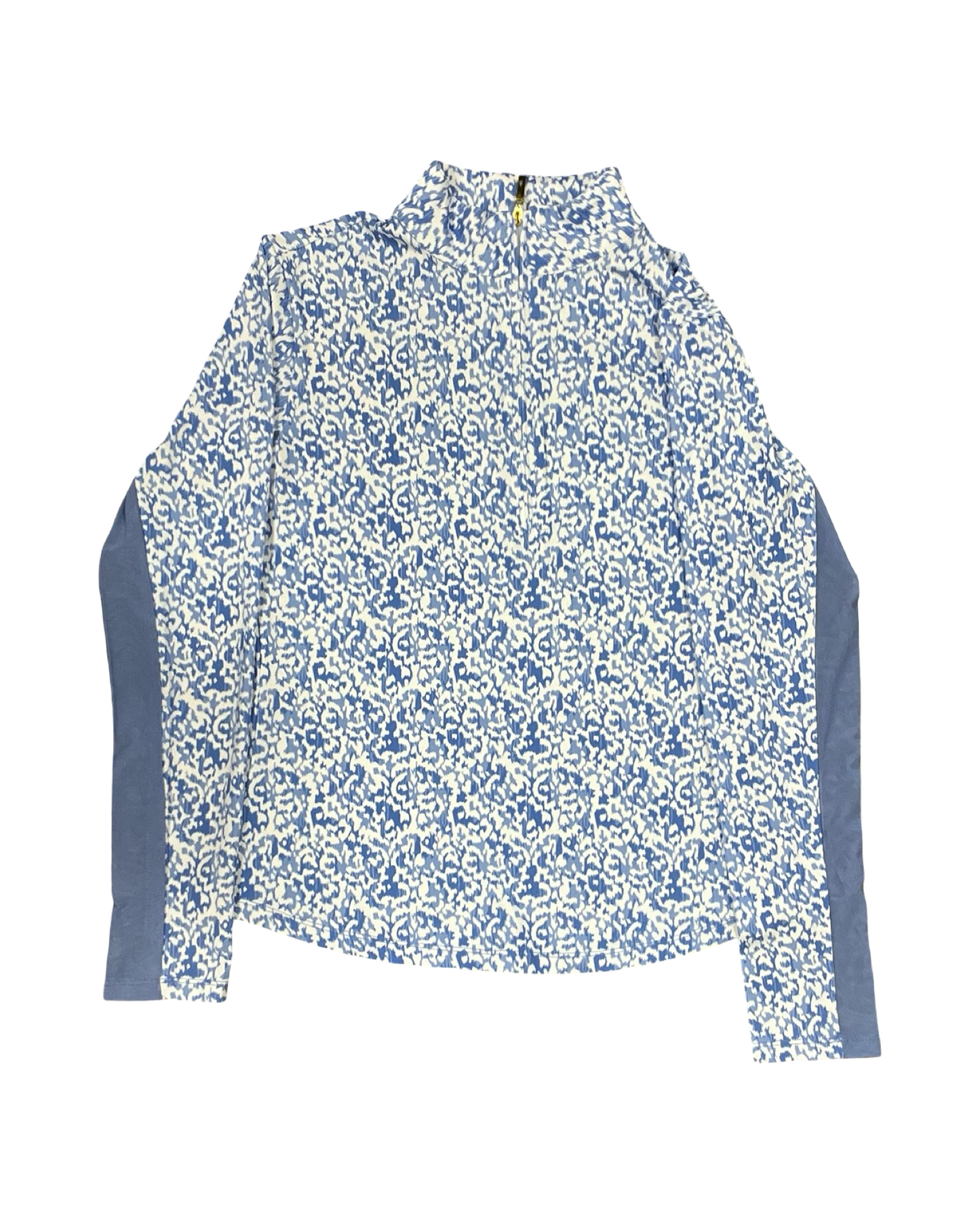 Athletic Top Ls Collar By Clothes Mentor In Blue, Size:M