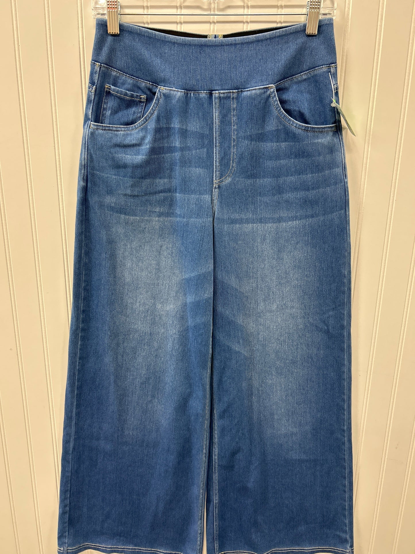 Jeans Wide Leg By Halara In Blue Denim, Size:M