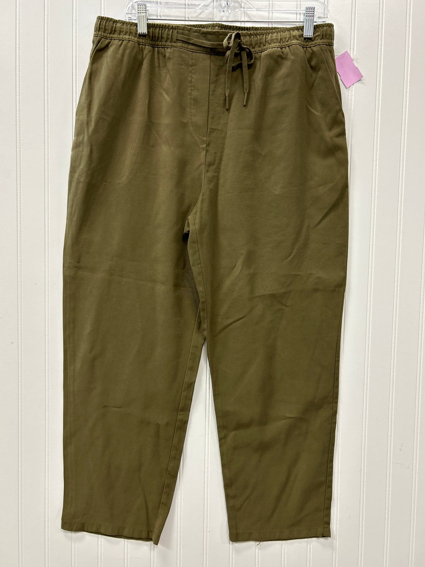Pants Linen By Mng In Green, Size:L