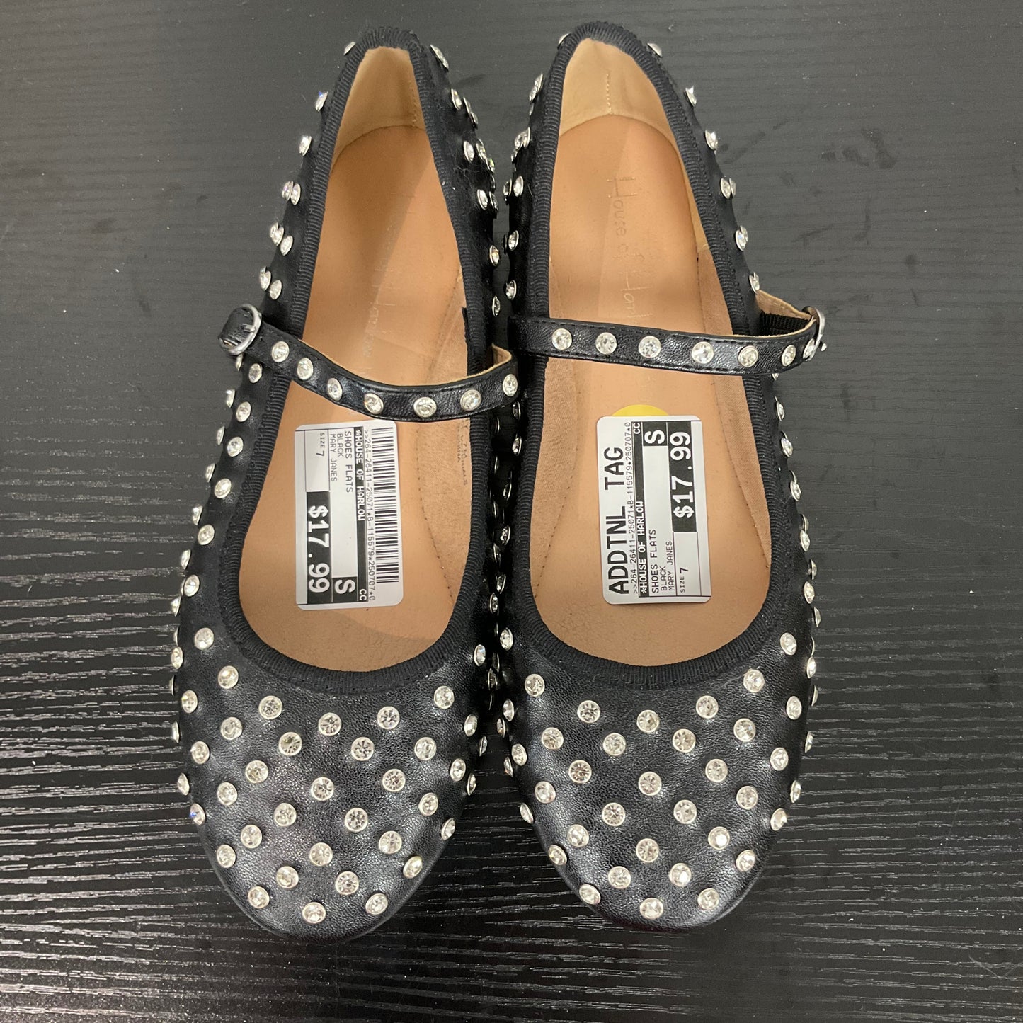 Shoes Flats By House Of Harlow In Black, Size:7