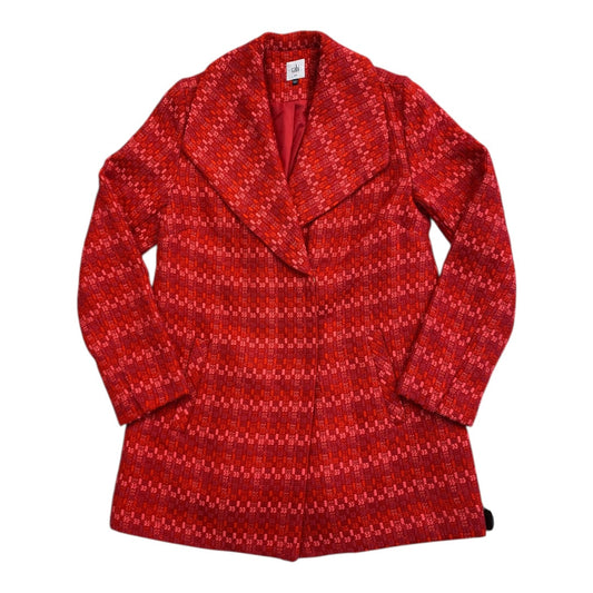 Coat Peacoat By Cabi In Red, Size:M