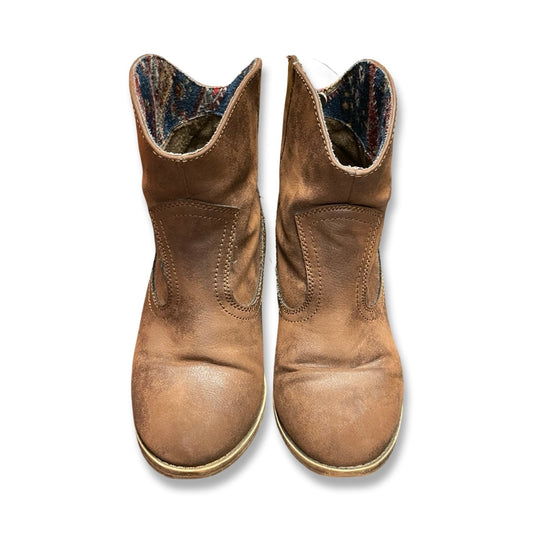 Boots Ankle Heels By Rocket Dogs In Brown, Size:7