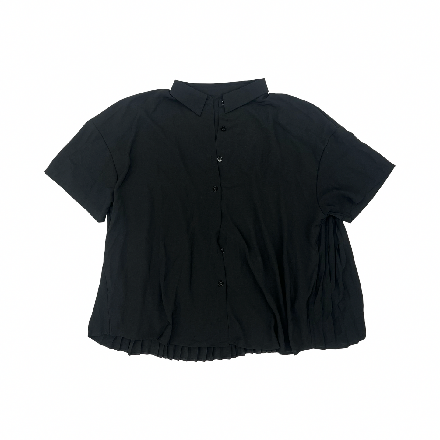 Blouse Ss By Clothes Mentor In Black, Size:5