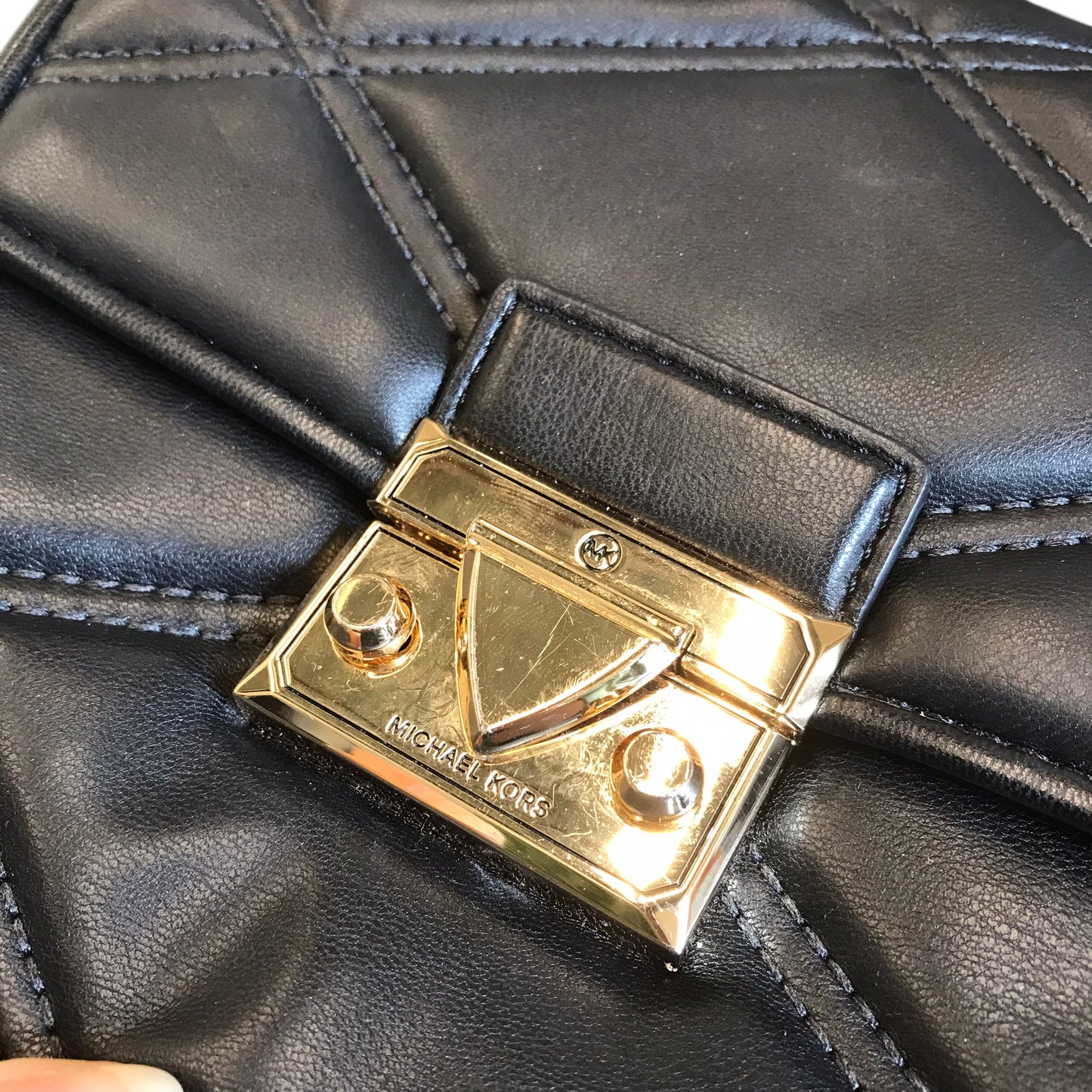 Handbag Designer By Michael Kors In Black, Size:Medium