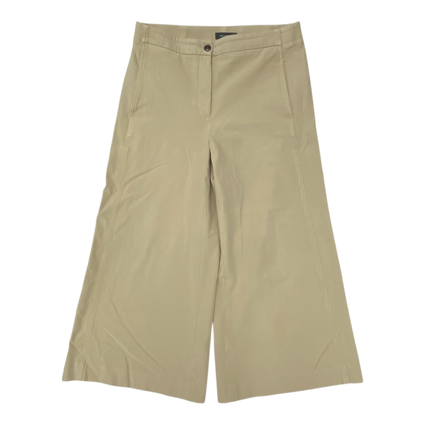 Pants Wide Leg By Ann Taylor In Brown, Size:8