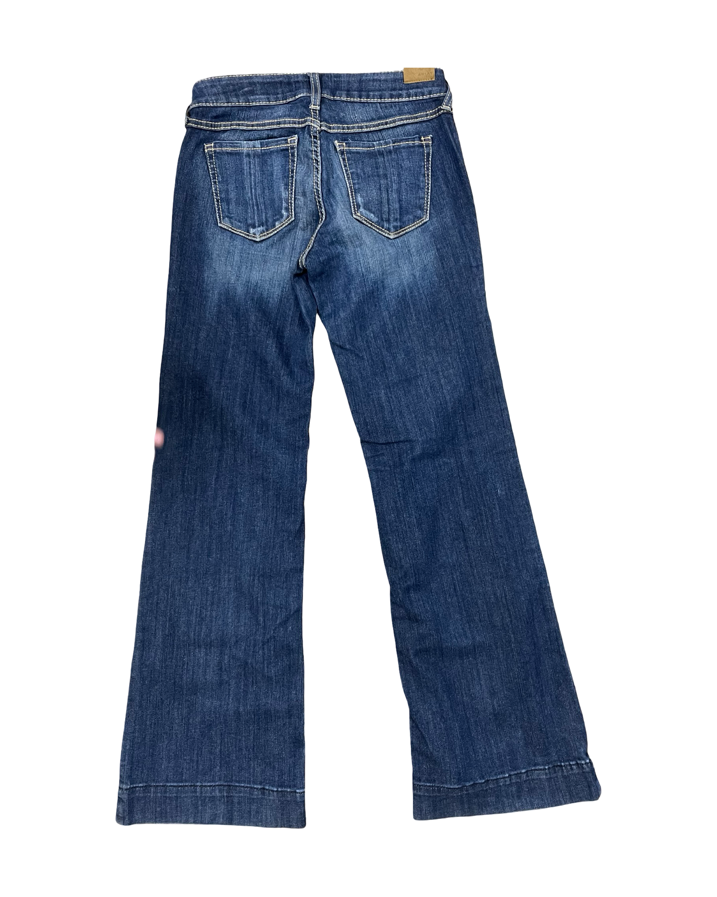 Jeans Boot Cut By Ariat In Blue Denim, Size:6