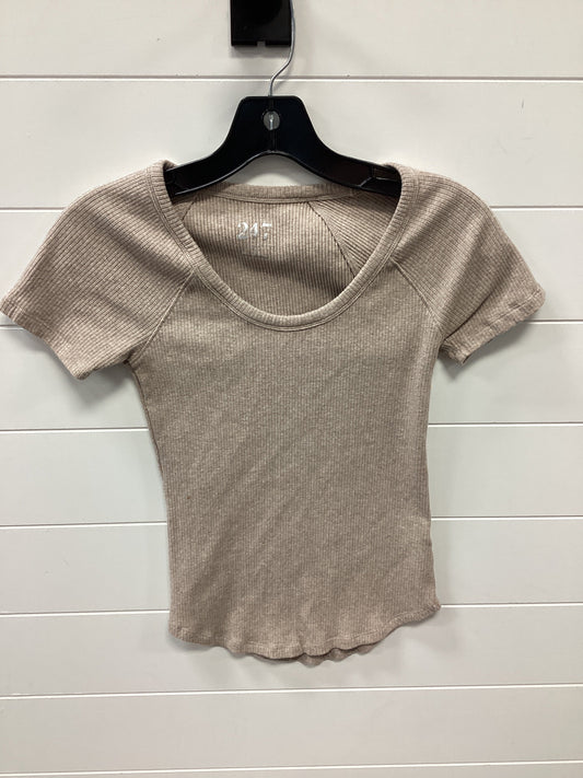 Top Ss By Maurices In Tan, Size:Xs