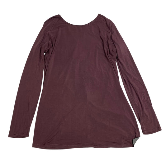 Athletic Top Ls Crewneck By Lululemon In Purple, Size:M