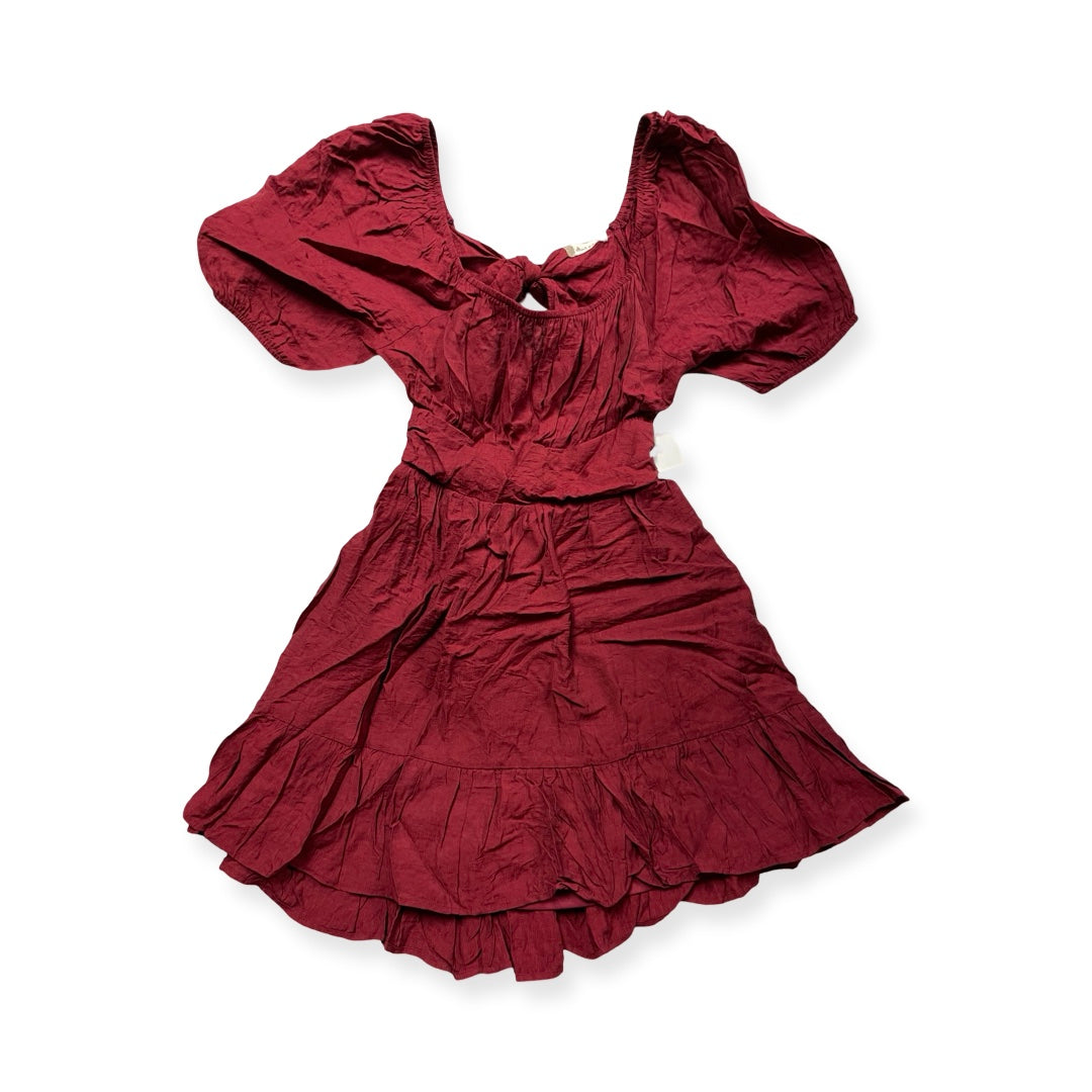 Dress Casual Short By Altard State In Maroon, Size:M