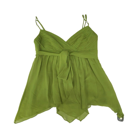 Top Sleeveless By Bcbgmaxazria In Green, Size:Xs