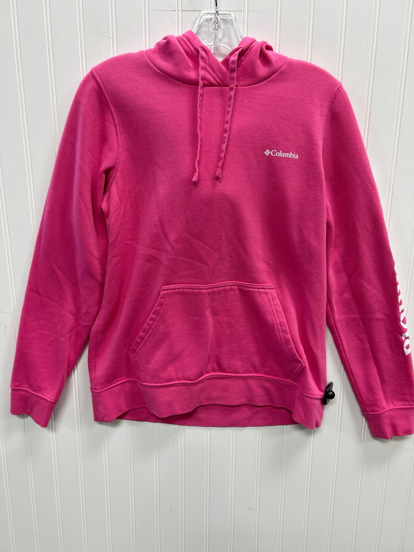Athletic Sweatshirt Hoodie By Columbia In Pink, Size:M