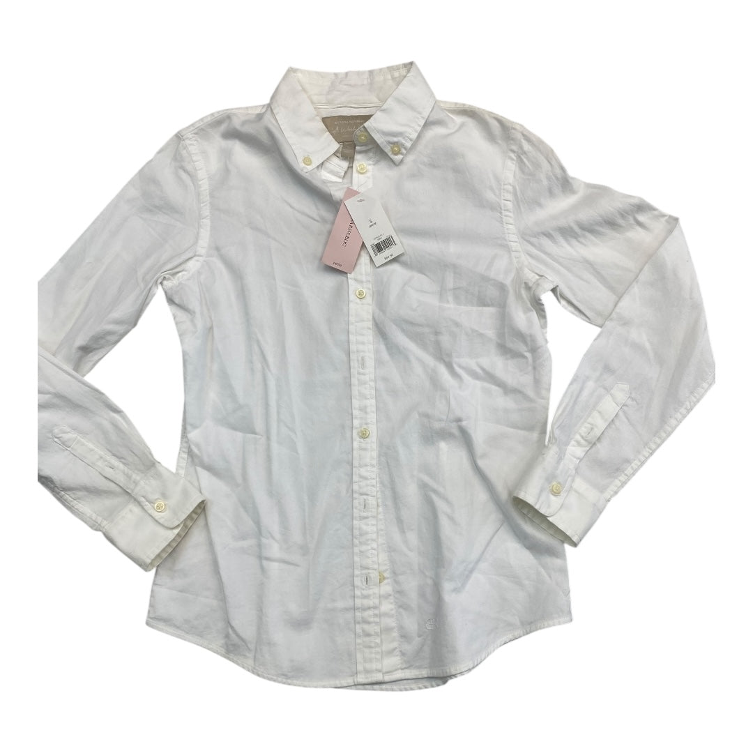 Top Ls By Banana Republic In White, Size:Sp