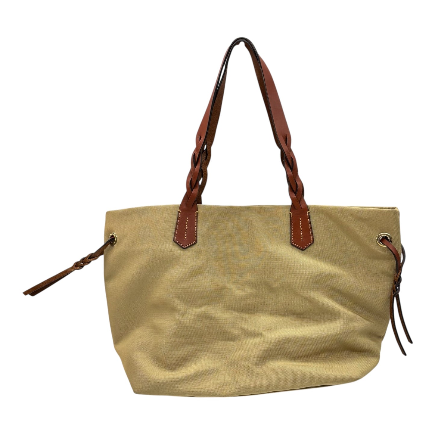 Handbag Designer By Dooney And Bourke In Tan, Size:Large