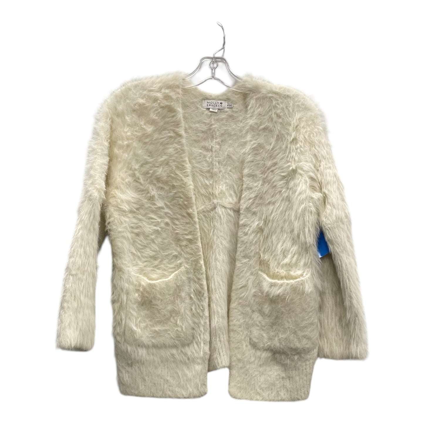 Sweater Cardigan By Molly Bracken In Ivory