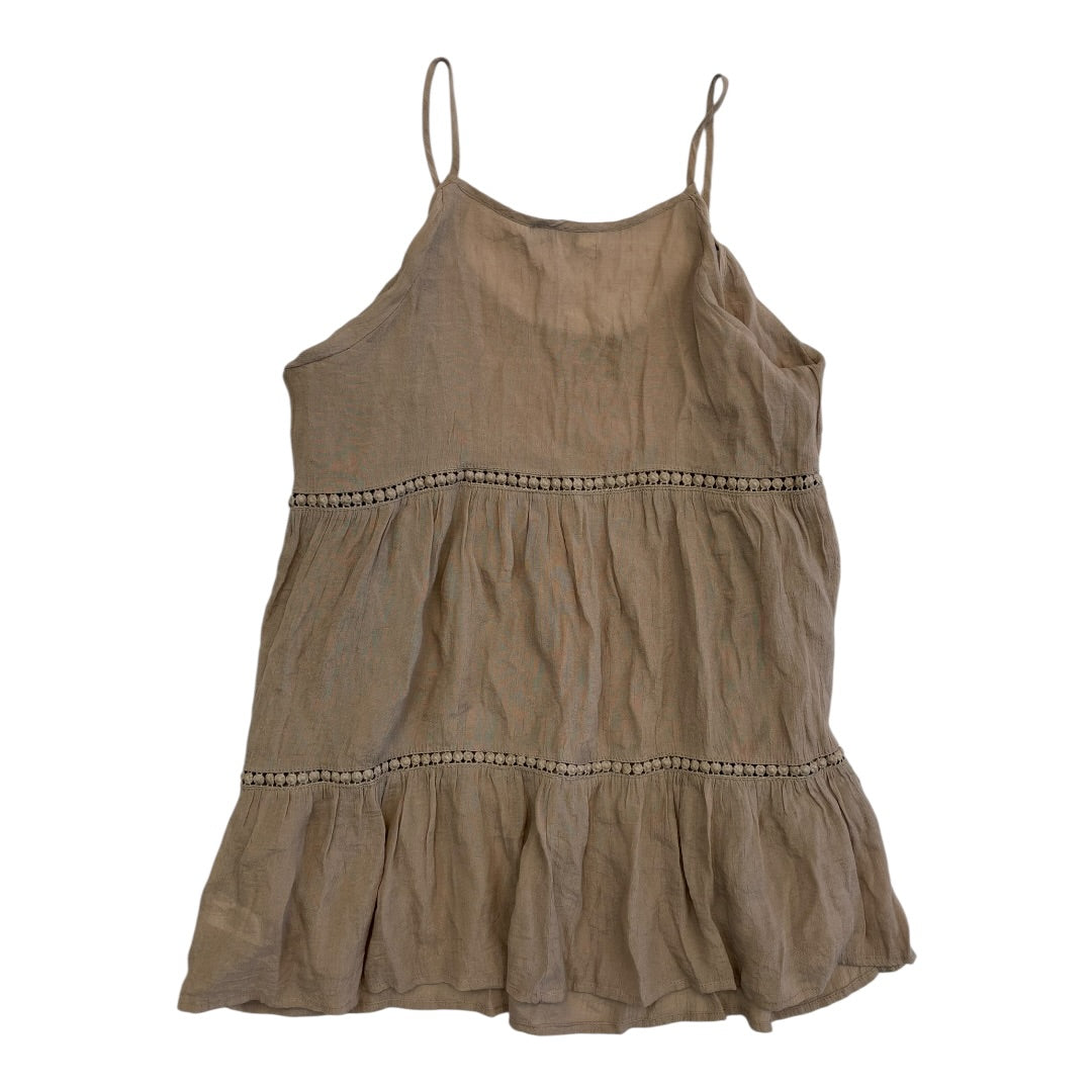 Top Sleeveless By Umgee In Brown, Size:S