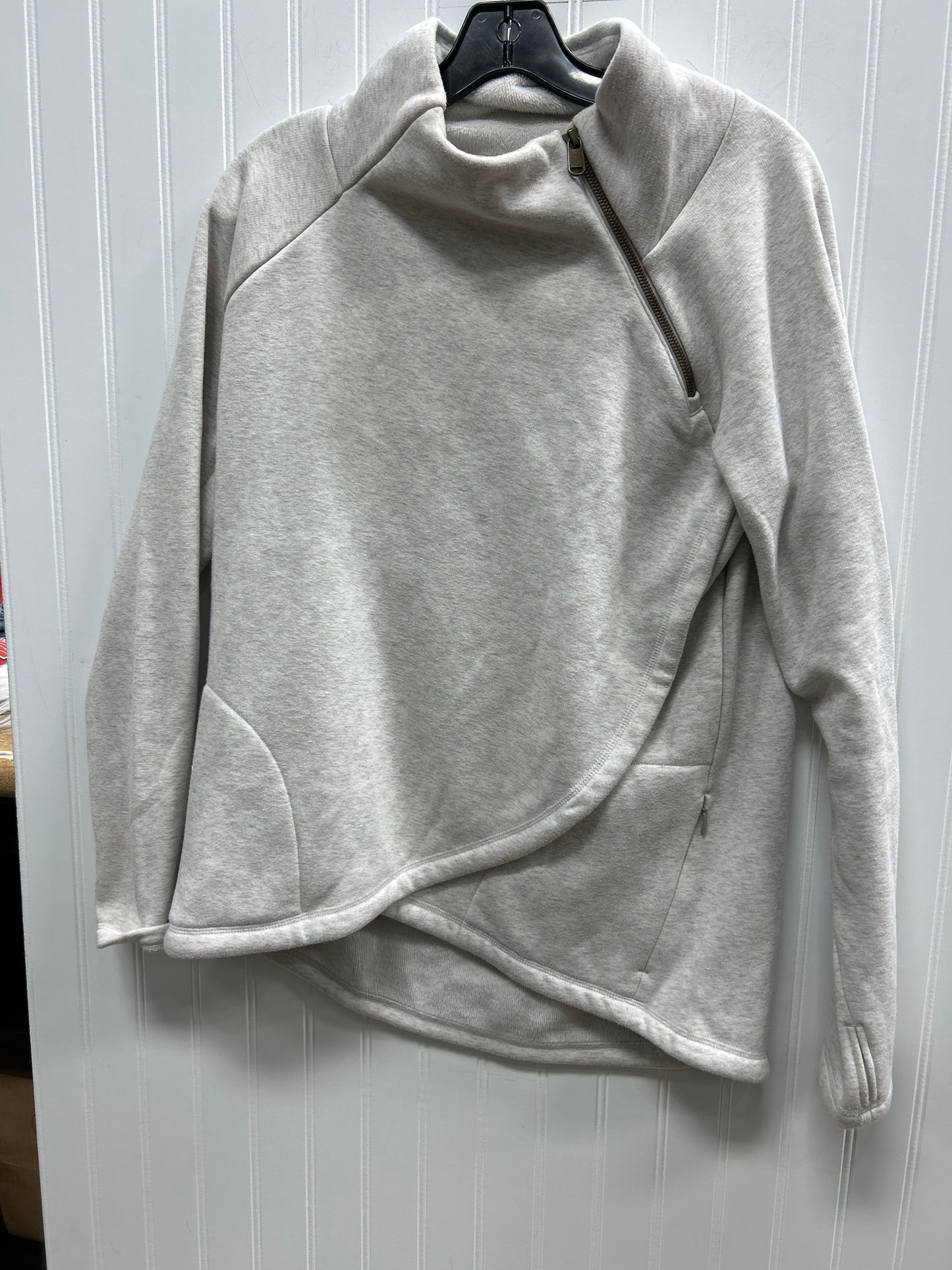 Athletic Fleece By Athleta In Grey, Size:M