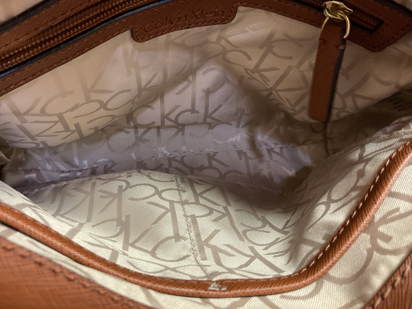 Crossbody By Calvin Klein In Brown, Size:Medium