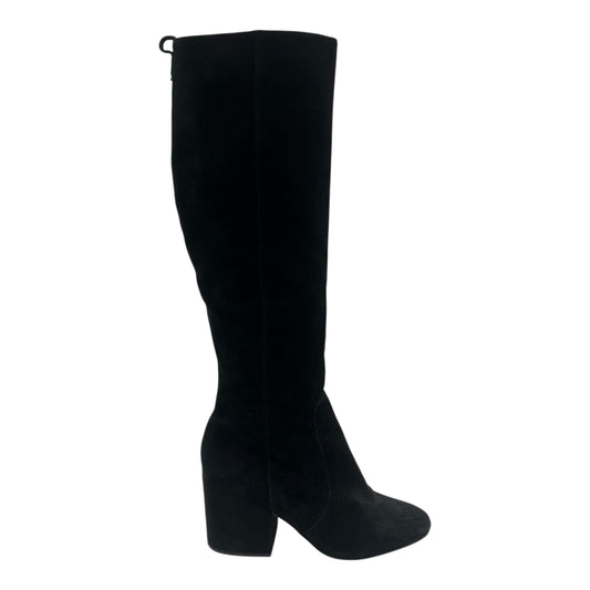 Boots Knee Heels By Sam Edelman In Black, Size:8.5