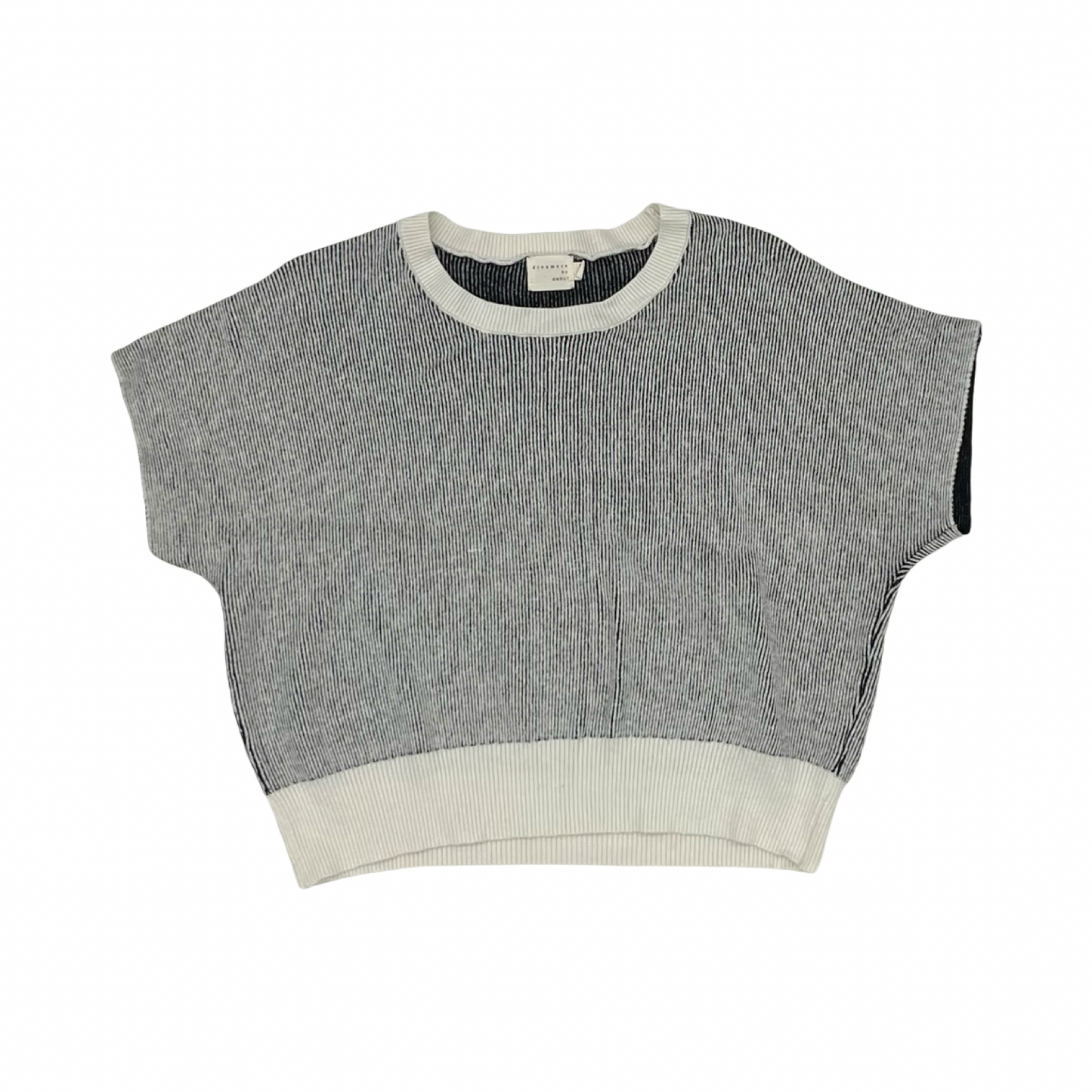 Sweater Ss By Dreamers In Black & White, Size:S
