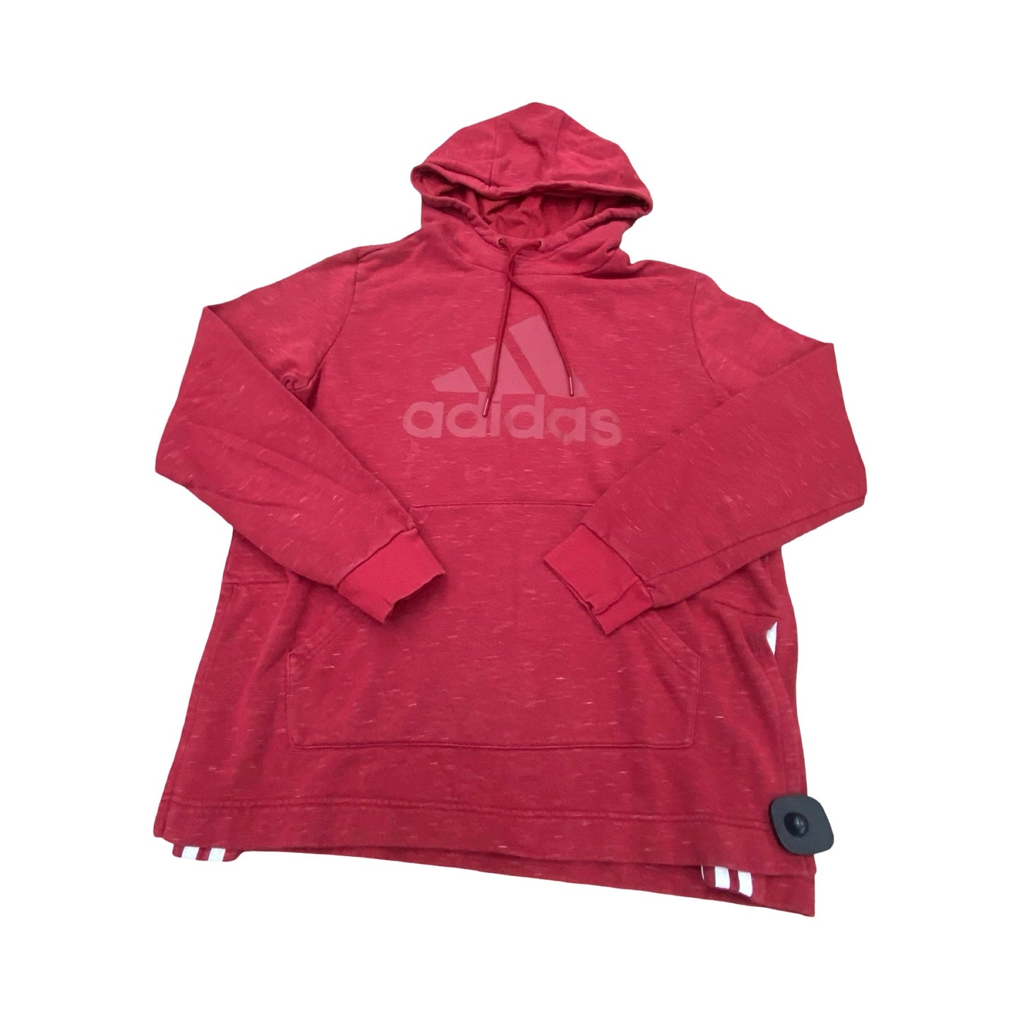 Athletic Sweatshirt Hoodie By Adidas In Red, Size:L