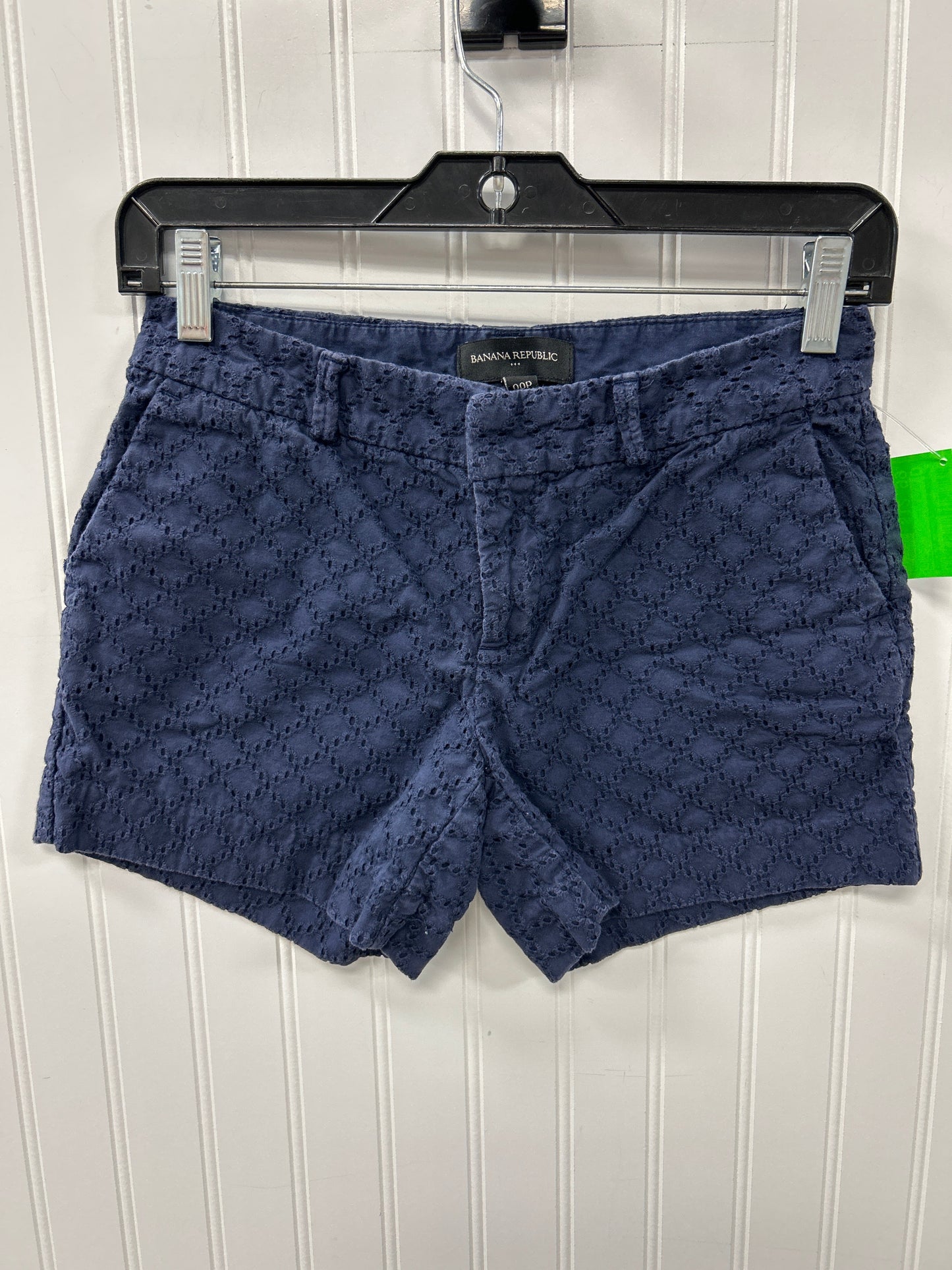 Shorts By Banana Republic In Navy, Size:0P