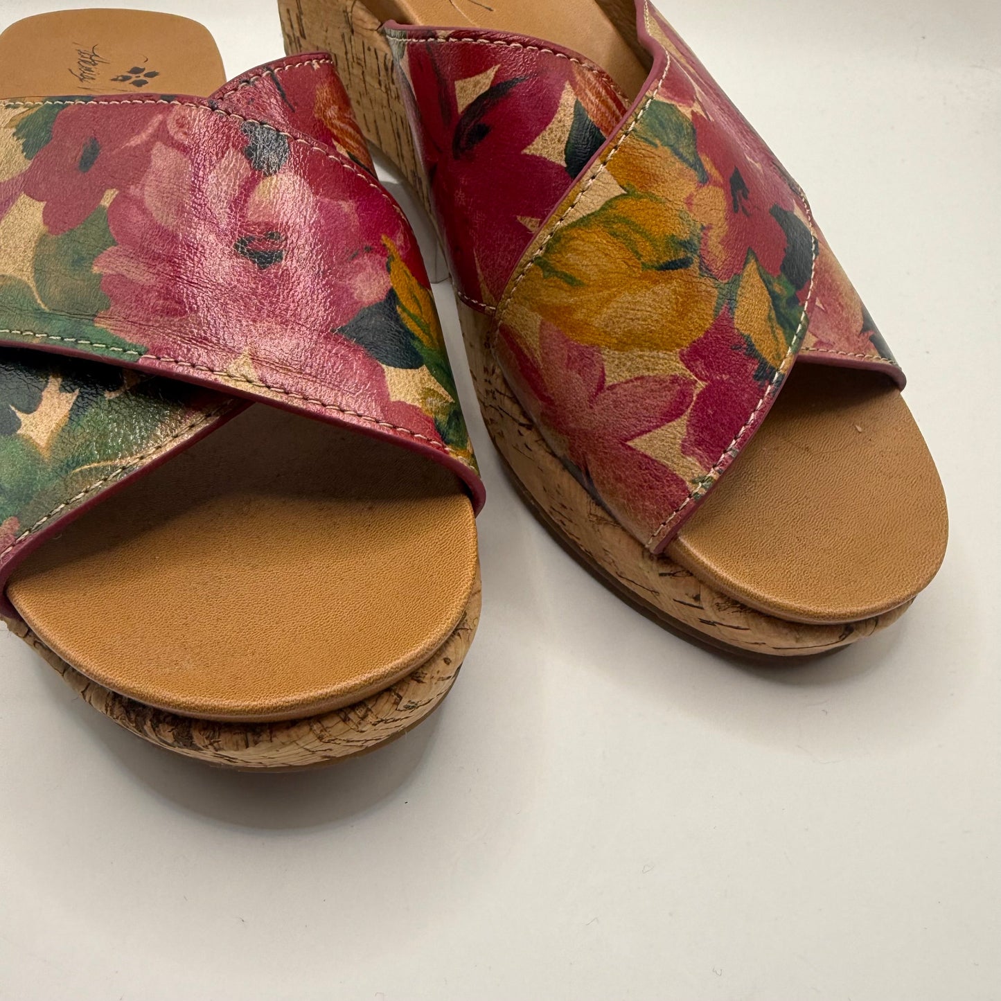 Sandals Designer By Patricia Nash In Floral Print, Size: 8
