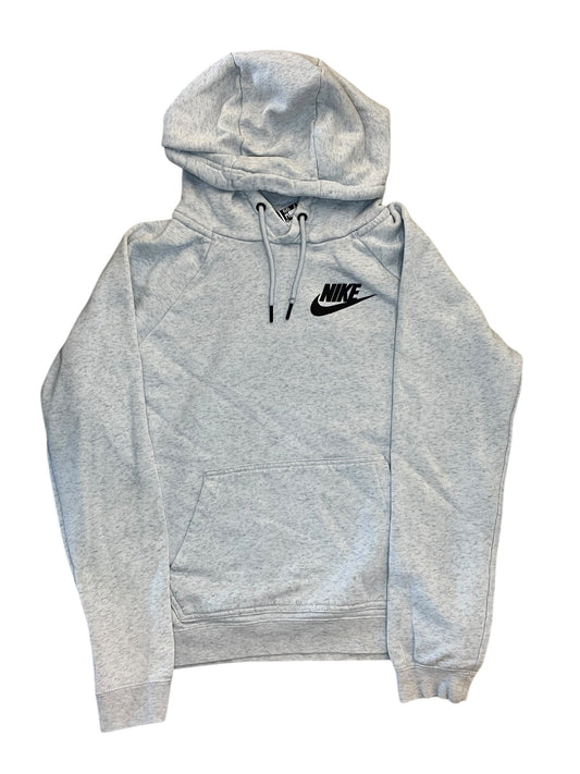 Athletic Sweatshirt Hoodie By Nike Apparel In Grey, Size:S