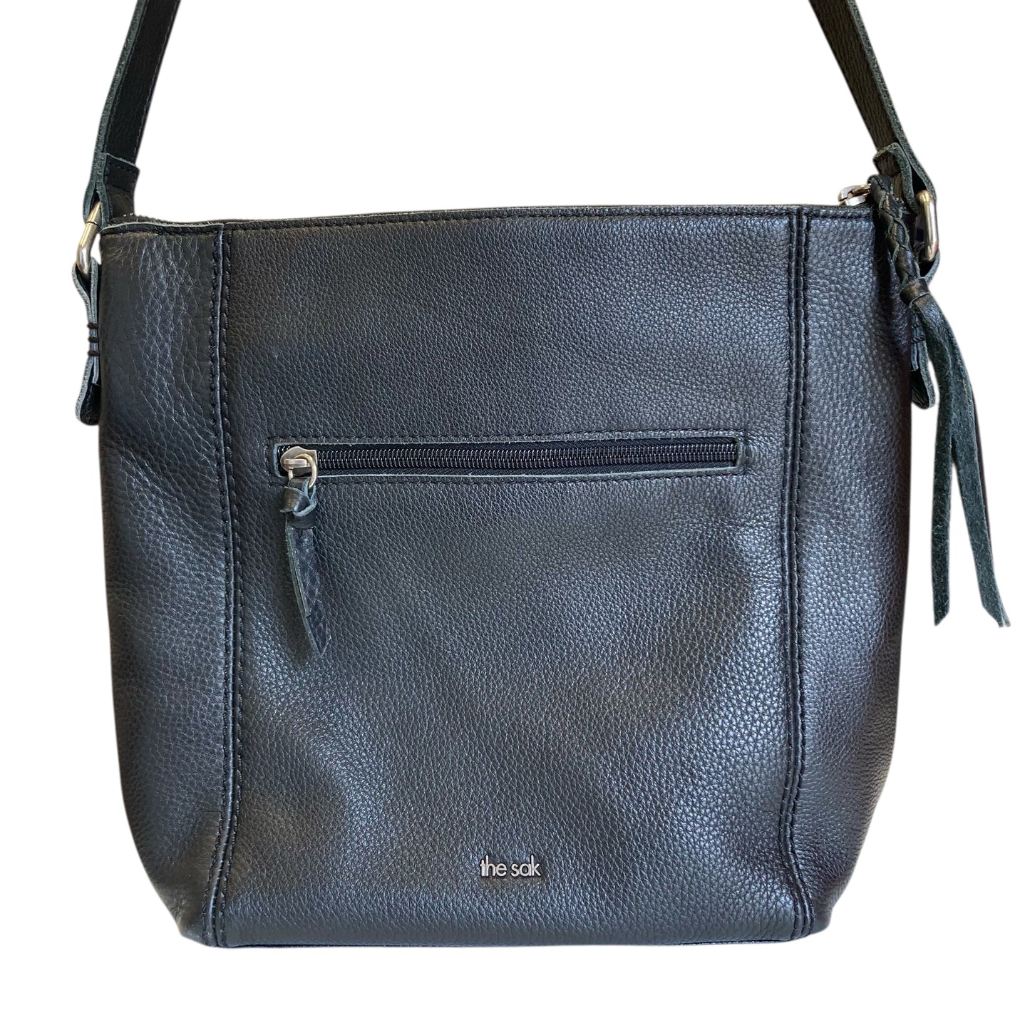 Crossbody Leather By The Sak In Black, Size:Medium