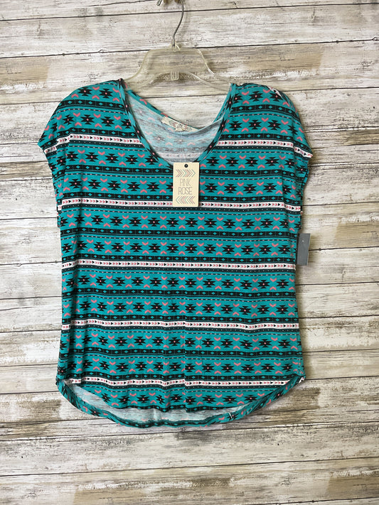 Top Ss By Pink Rose In Black & Blue, Size:M