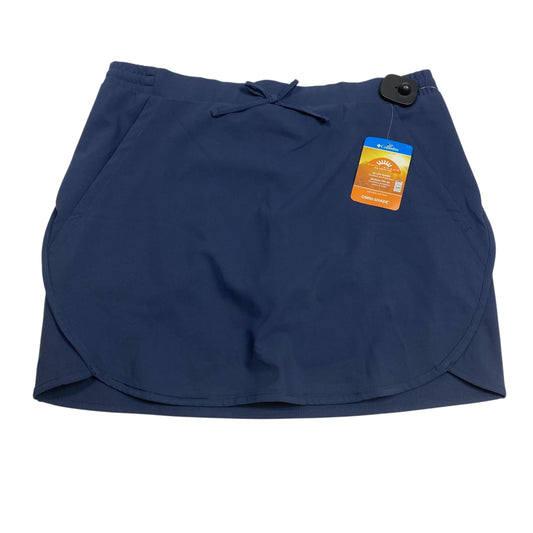 Athletic Skort By Columbia In Blue, Size:Xl