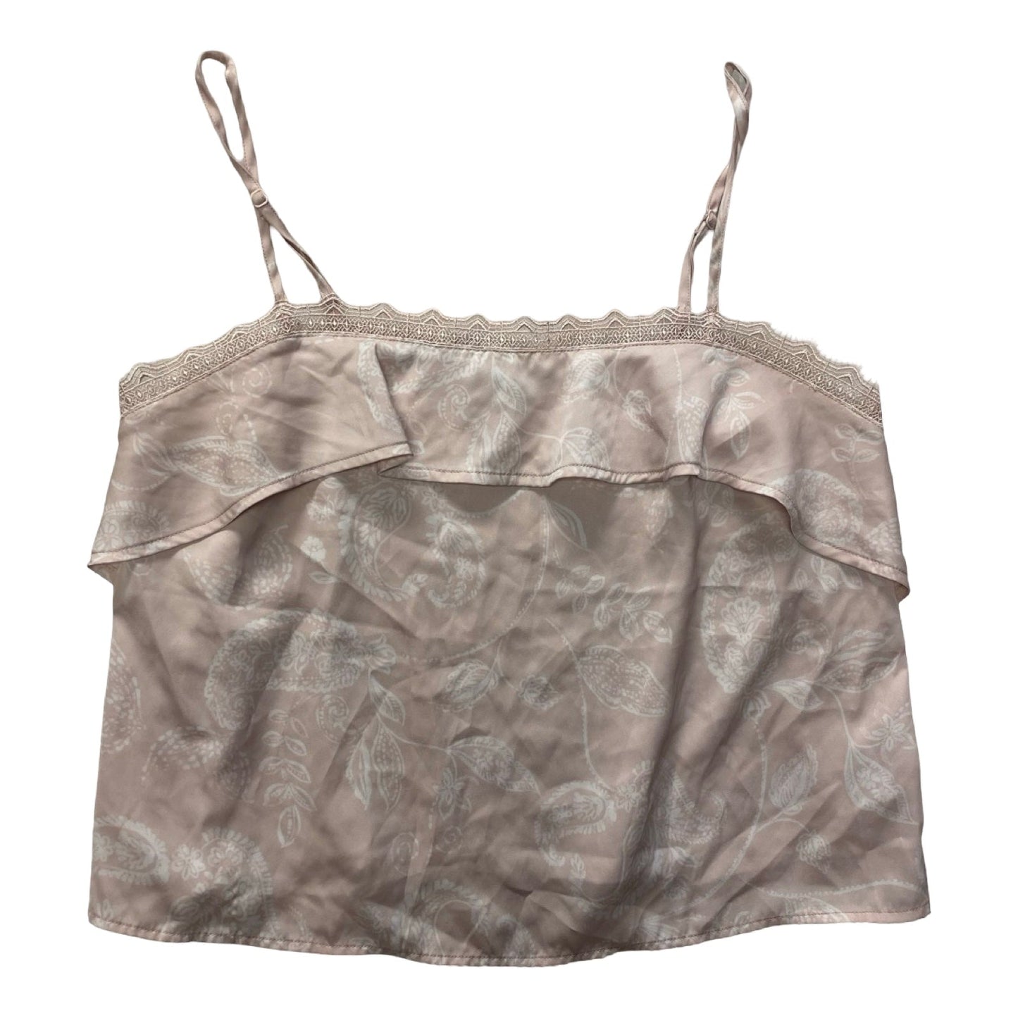 Top Sleeveless By Express In Pink, Size:S