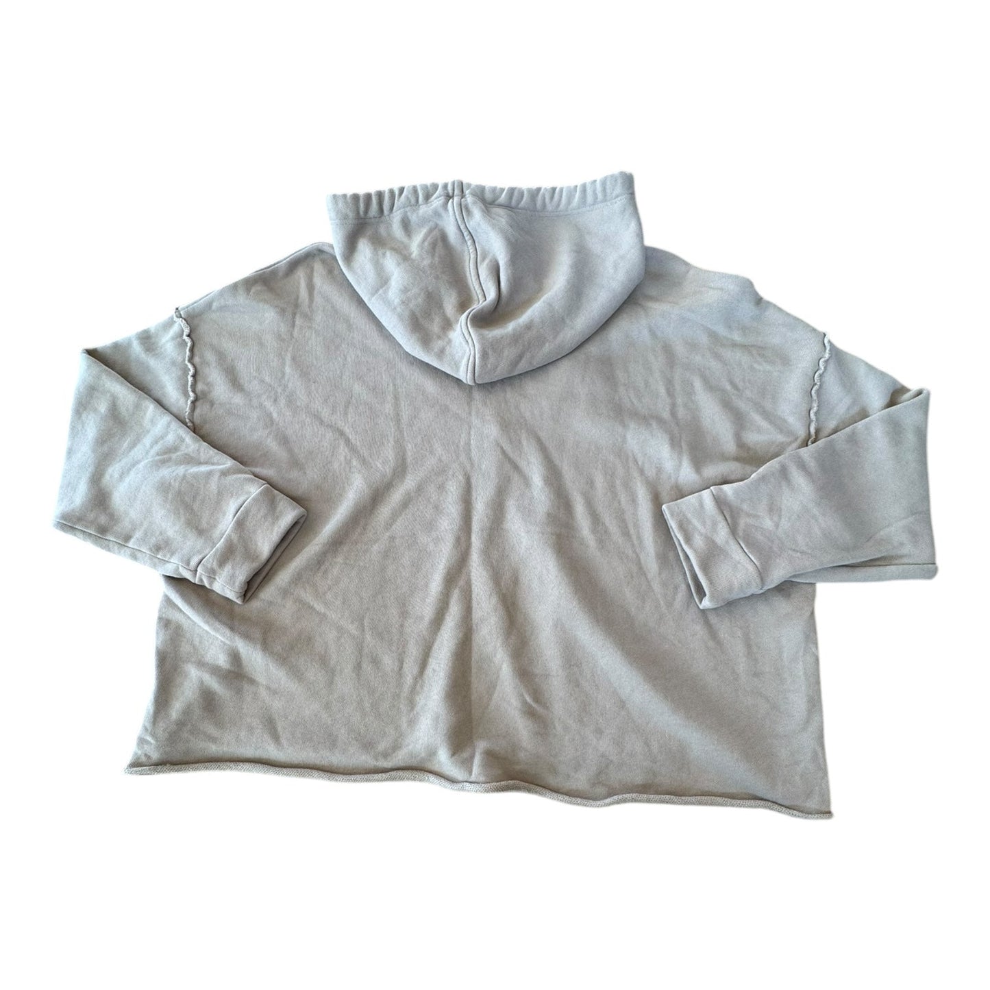 Sweatshirt Hoodie Designer By Eileen Fisher In Beige, Size:M
