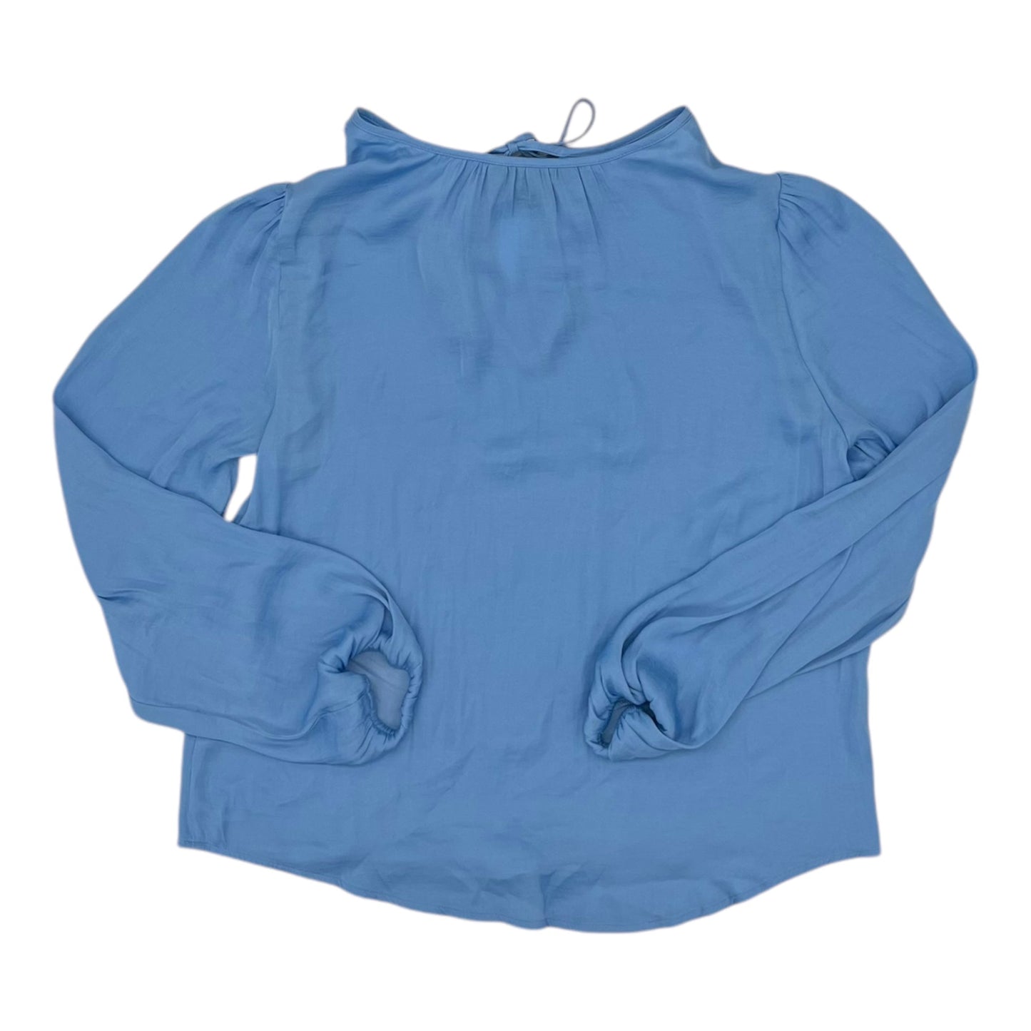 Blouse Ls By Banana Republic In Blue, Size:S