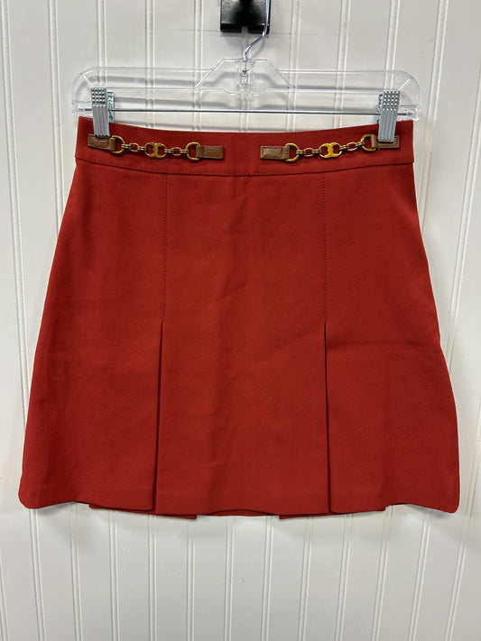 Skirt Designer By Tory Burch In Orange, Size:0